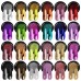 24Pcs Saviland Chrome Nail Powder Set - Metallic Mirror Effect Holographic Nail Powder Silver Red Green Gold Nail Chrome Powder for Nails Art Decoration