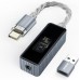 ZOOAUX Headphone Amplifier DAC,USB C to 3.5mm Audio Adapter Portable Dongle DAC, Supports Hi-Resolution 32bit/768kHz PCM/DSD256 for Smartphones/PC/Laptops/Players and More USB Type C Devices