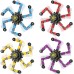 4 Pcs Finger Spinners Sensory Toys, Creative Transformable Chain Robot Toy Fidget Finger Spinners DIY Stress Relief Toy with Transformable Chain for Boys Girls