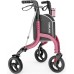 3 Wheel Walkers for Seniors, FSA/HSA Eligible Foldable Wheeled Rollator with Cane Hold and Cup Hold, Lightweight Three Wheel Rolling Walker Height Adjustable for Seniors