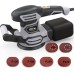 3.8A(450W) Orbital Sander, Jellas 6 Variable Speeds Double Handle Random Orbit Sander, 5-Inch Electric Sander with 18pcs Sandpapers, Dust Collector, Ideal Power Sander for Woodworking(OS450)