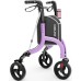 3 Wheel Walkers for Seniors, FSA/HSA Eligible Foldable Wheeled Rollator with Cane Hold and Cup Hold, Lightweight Three Wheel Rolling Walker Height Adjustable for Seniors
